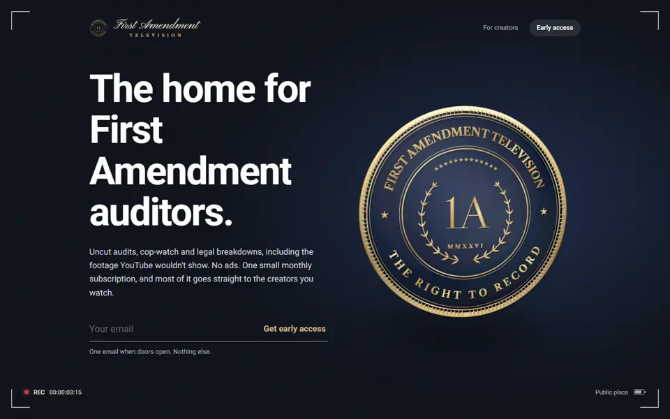 1st A TV homepage